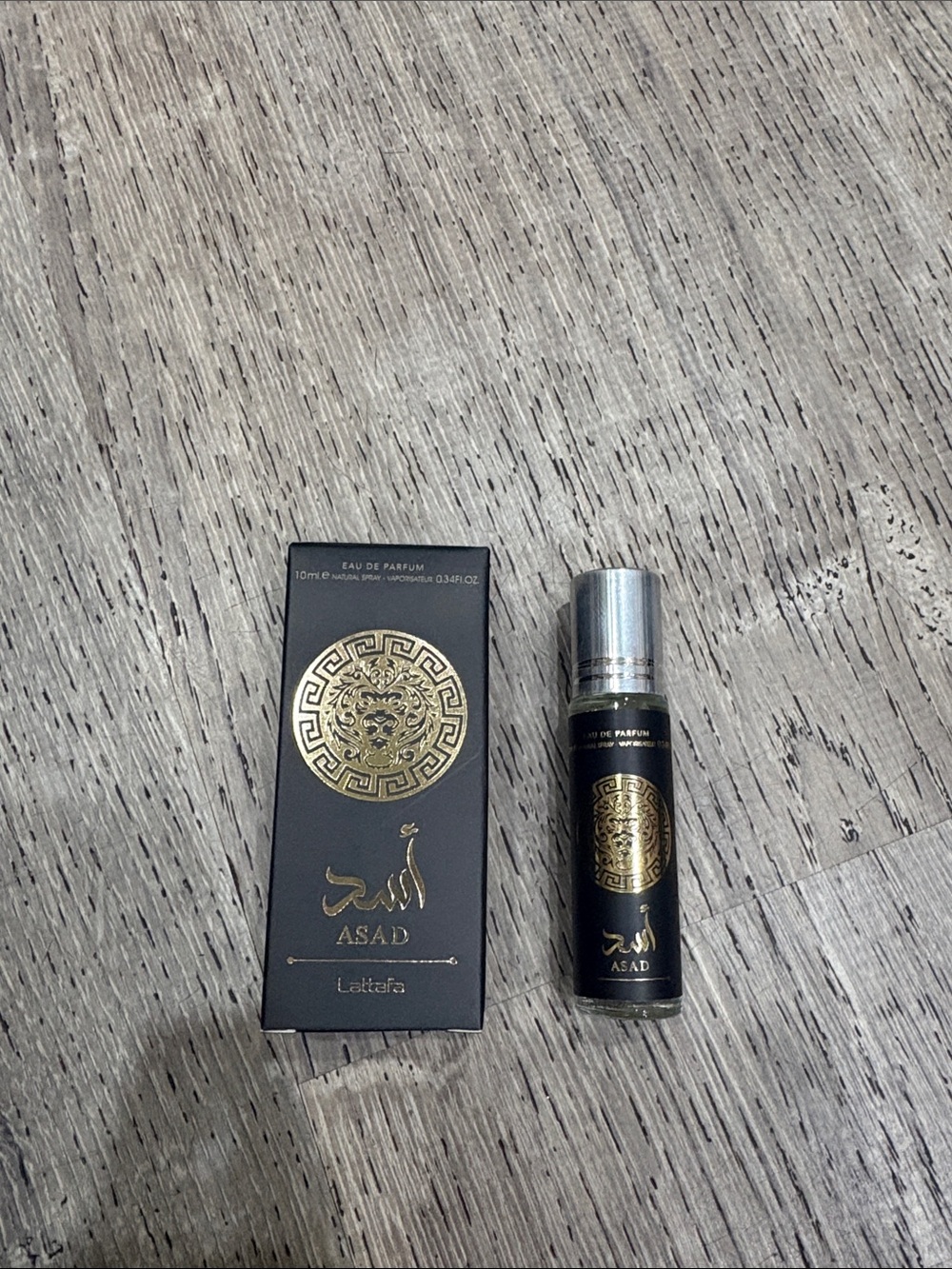 ASAD Eau de Parfum Roller for Men - Black & Gold
